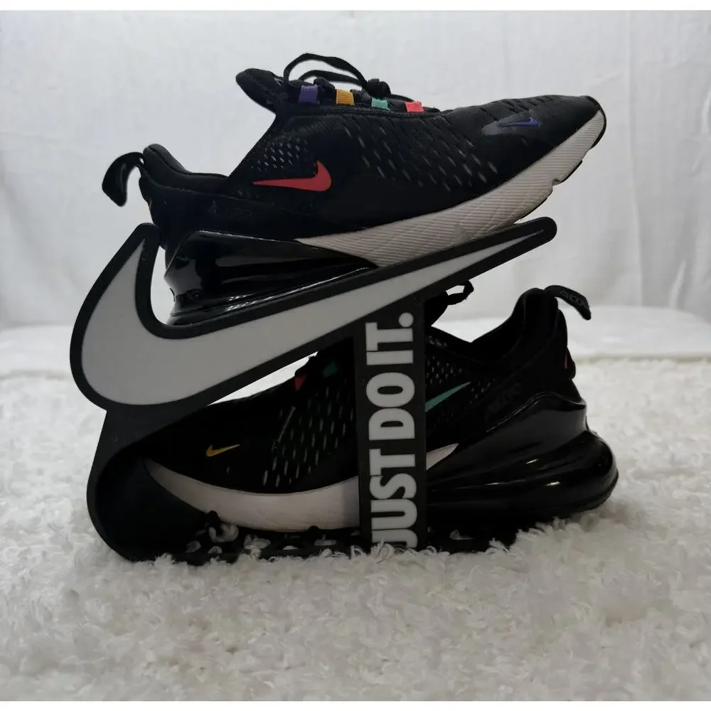 Nike Air Max 270 Size 5.5Y Running‎ Shoes Black Multicolor